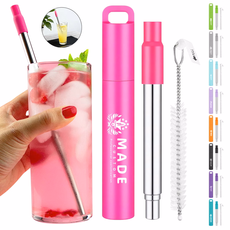 Stainless Steel Expandable Eco-Friendly Straw