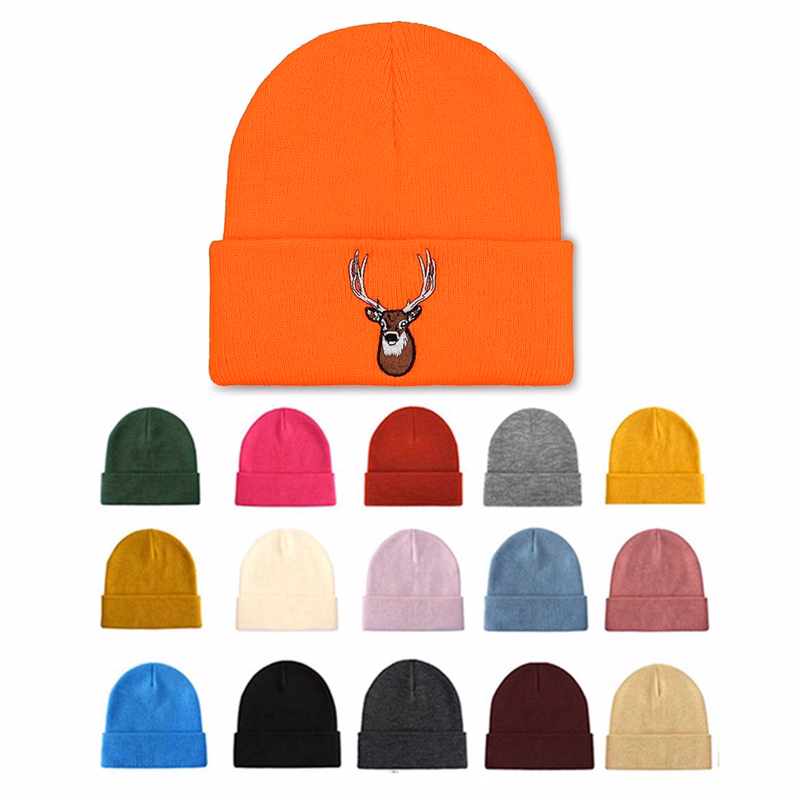 MOQ30 Unisex Knit Warm Beanie Hat