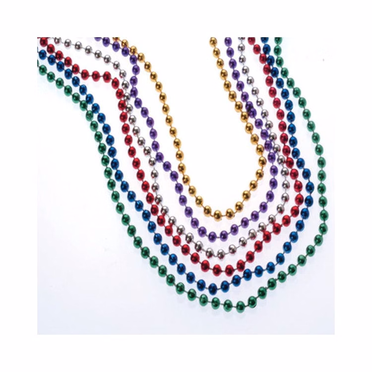Metallic Bead Necklaces - Assorted
