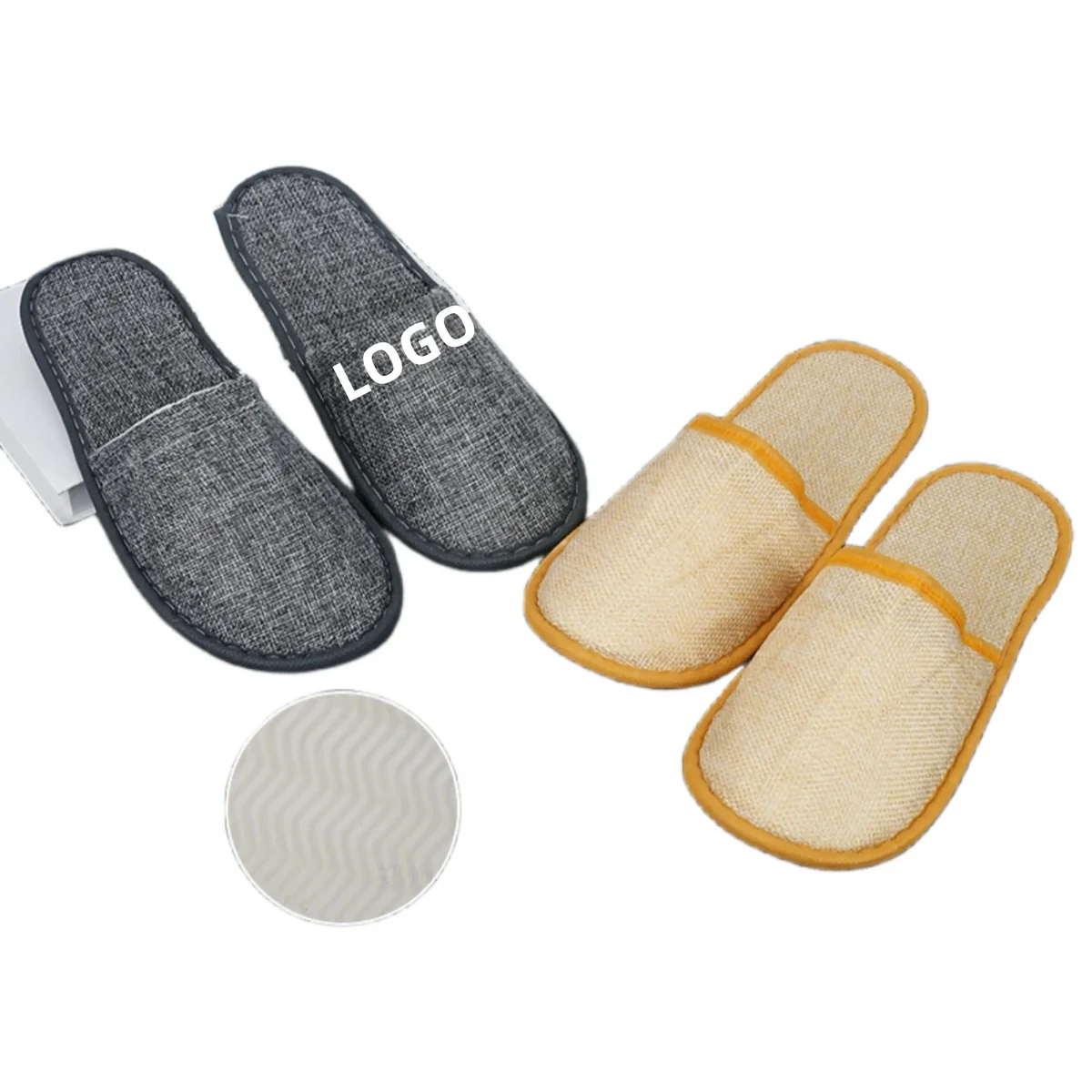 Premium Disposable Linen Slippers 1