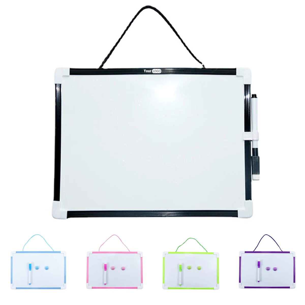 Magnetic Whiteboard with Marker and Magnets 1