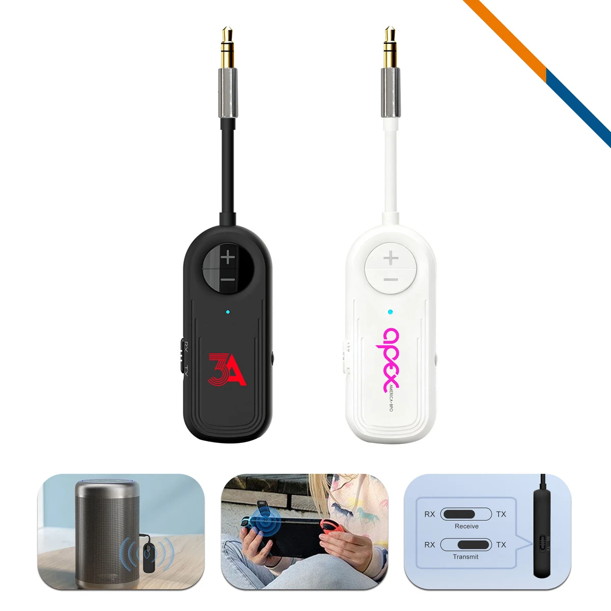 Linkik 2in1 Bluetooth 5.4 Transmitter Receiver Adapter 1