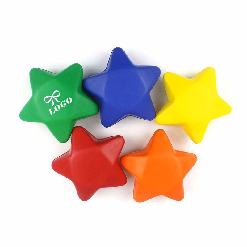 MOQ50 Slow Return Foam Star Stress Reliever