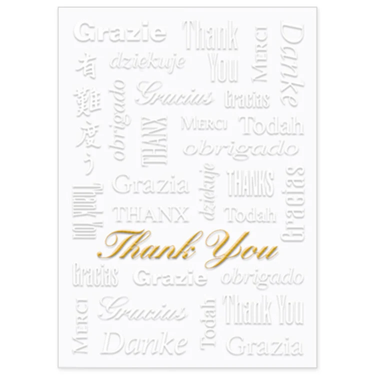 Multilingual Thank You Card 1