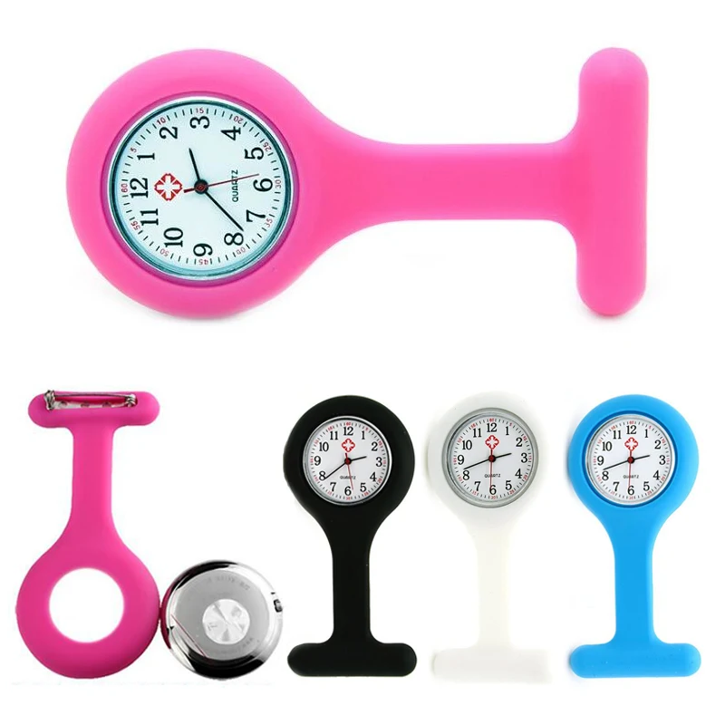 Silicone Nurse Brooch Watch 1