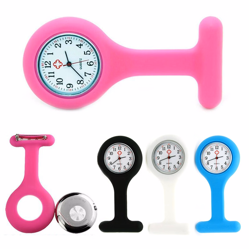 Silicone Nurse Brooch Watch