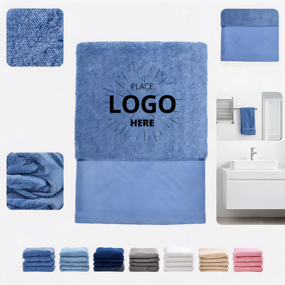 Cotton Bath Towel Washcloths 1