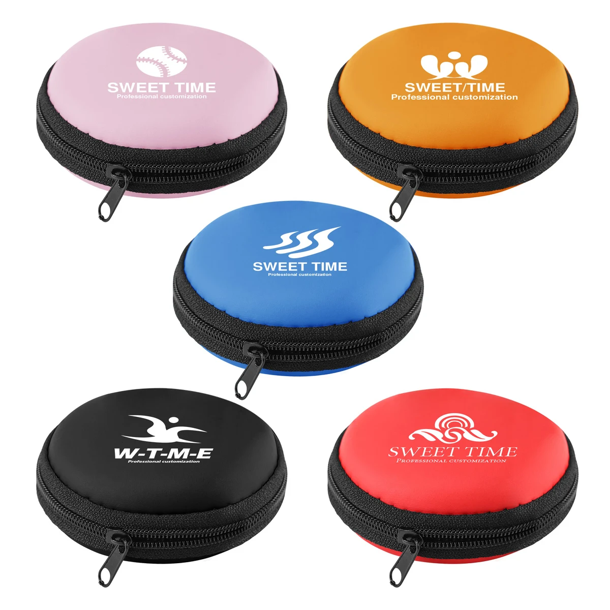 Round Earphone Storage Pouch 1