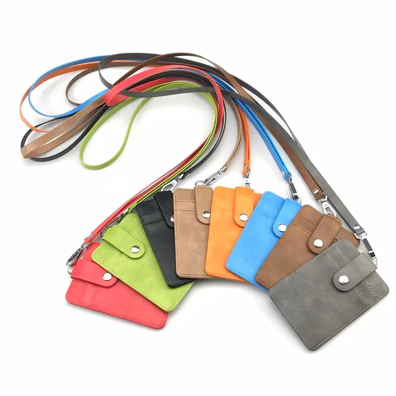 PU Leather Business ID Card Holder