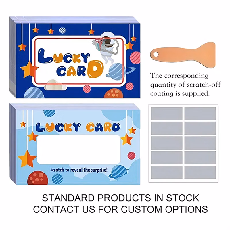 Full Color Scratch Cards