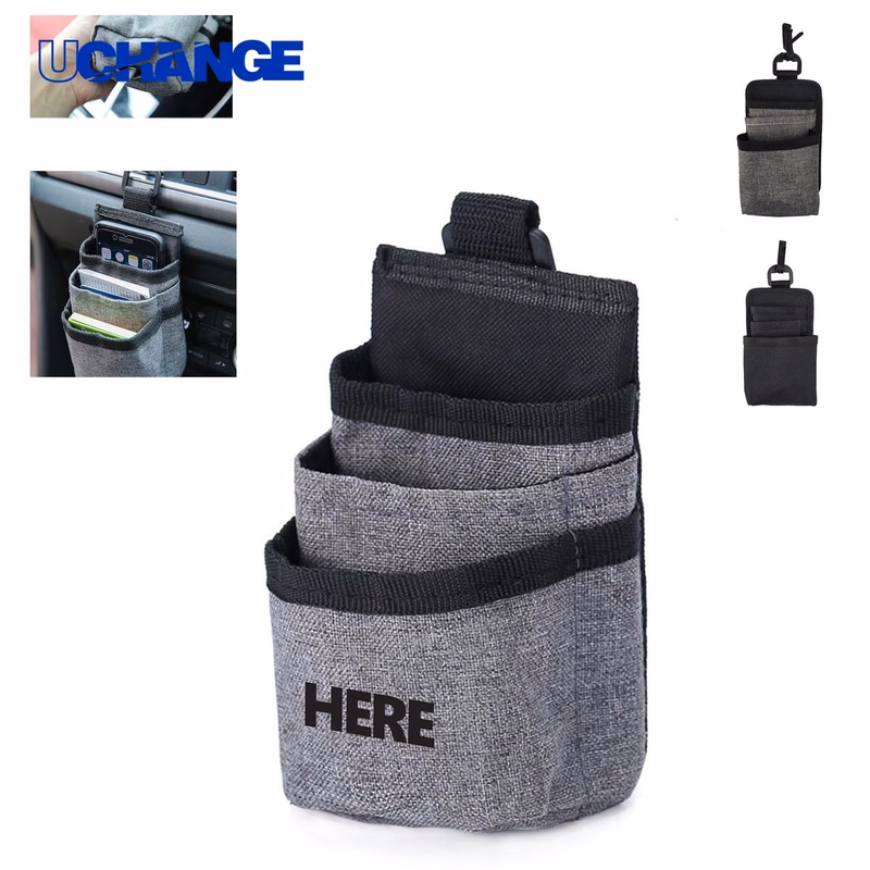 Car Hanging Organizer Bag with Cable Hole
