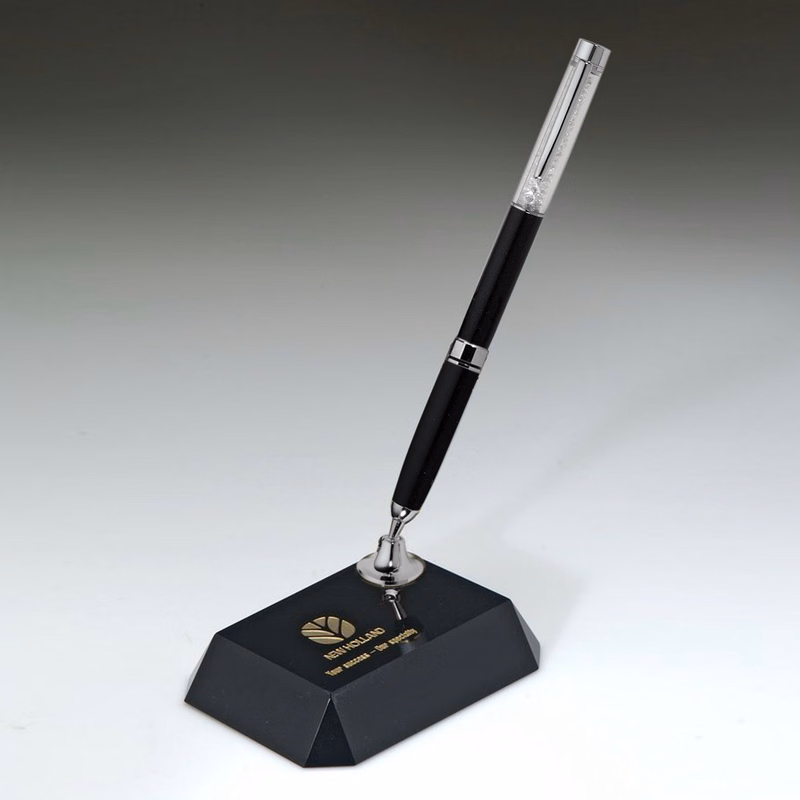 Black Crystal Pen Set w/ Black pen_D710CA