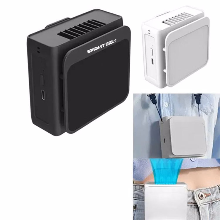 2-in-1 Portable Waist and Neck Fan with 5000mAh Battery