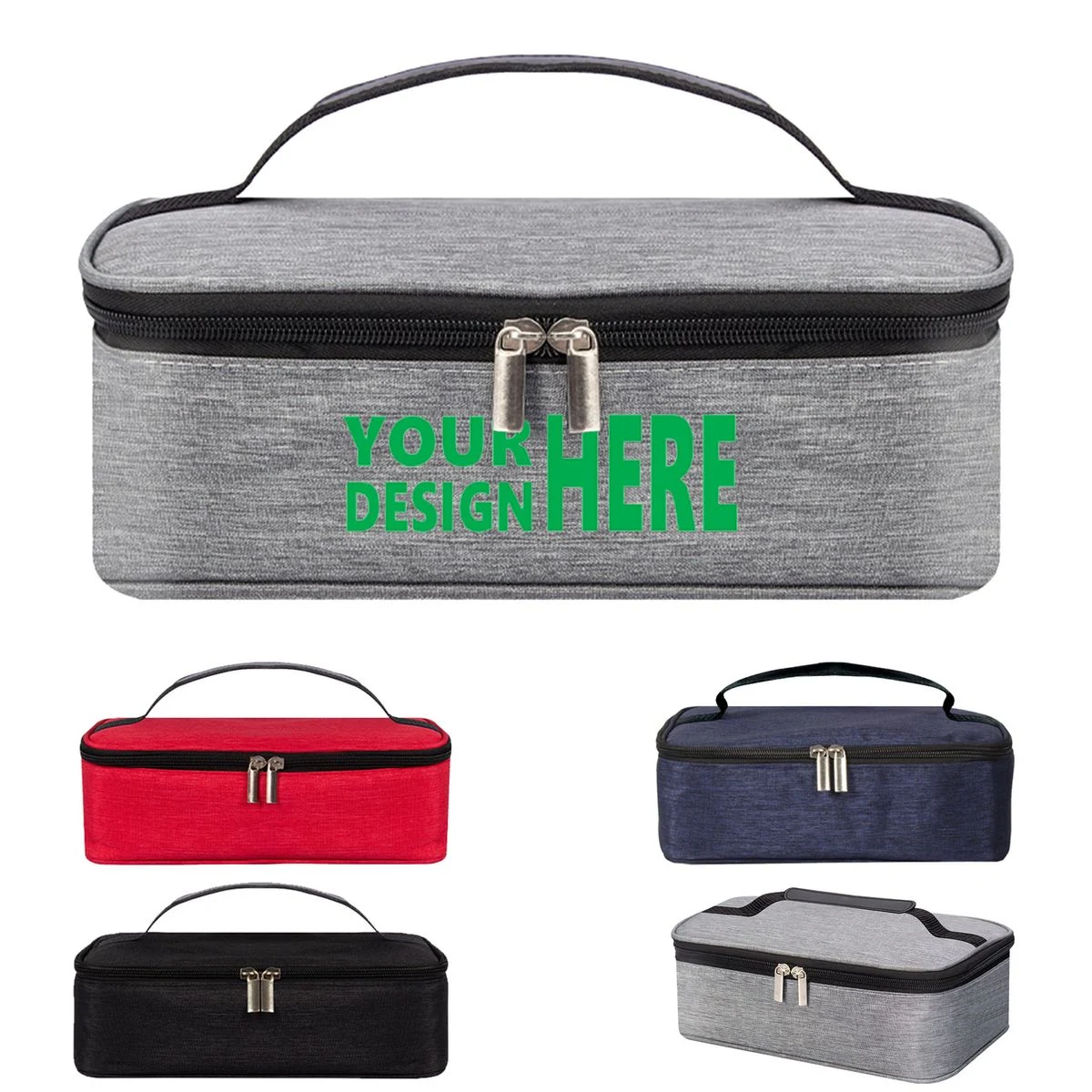 Small Capacity Portable Oxford Cloth Insulated Lunch Box 1
