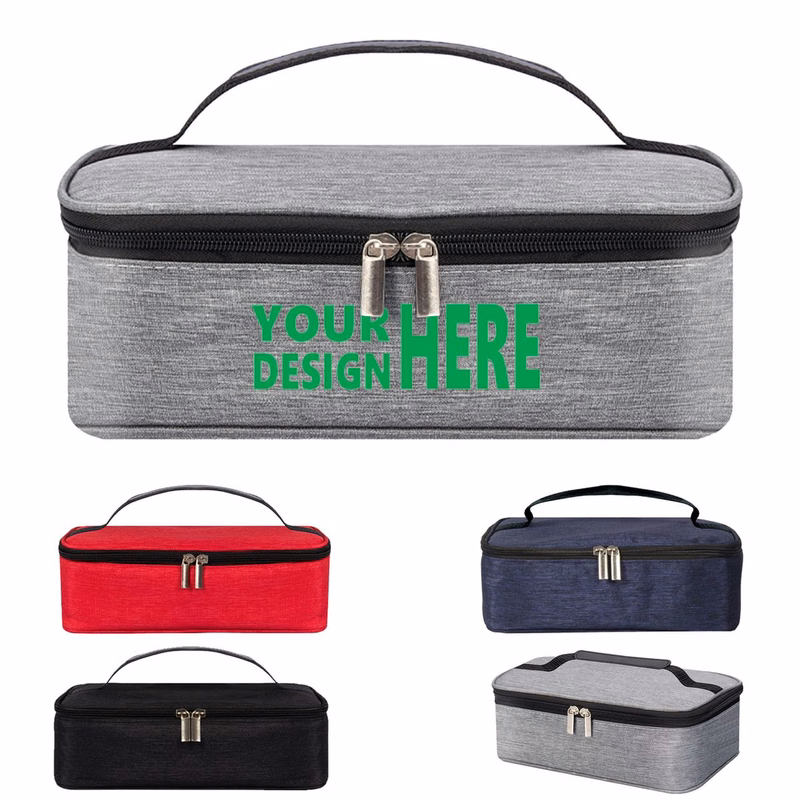 Small Capacity Portable Oxford Cloth Insulated Lunch Box
