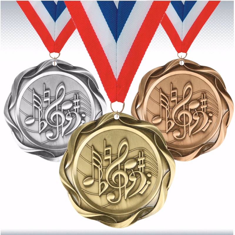 3" Fusion Music Medal