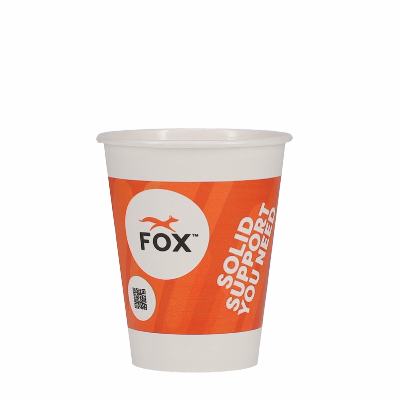 8 oz Paper Cup White Digital Print