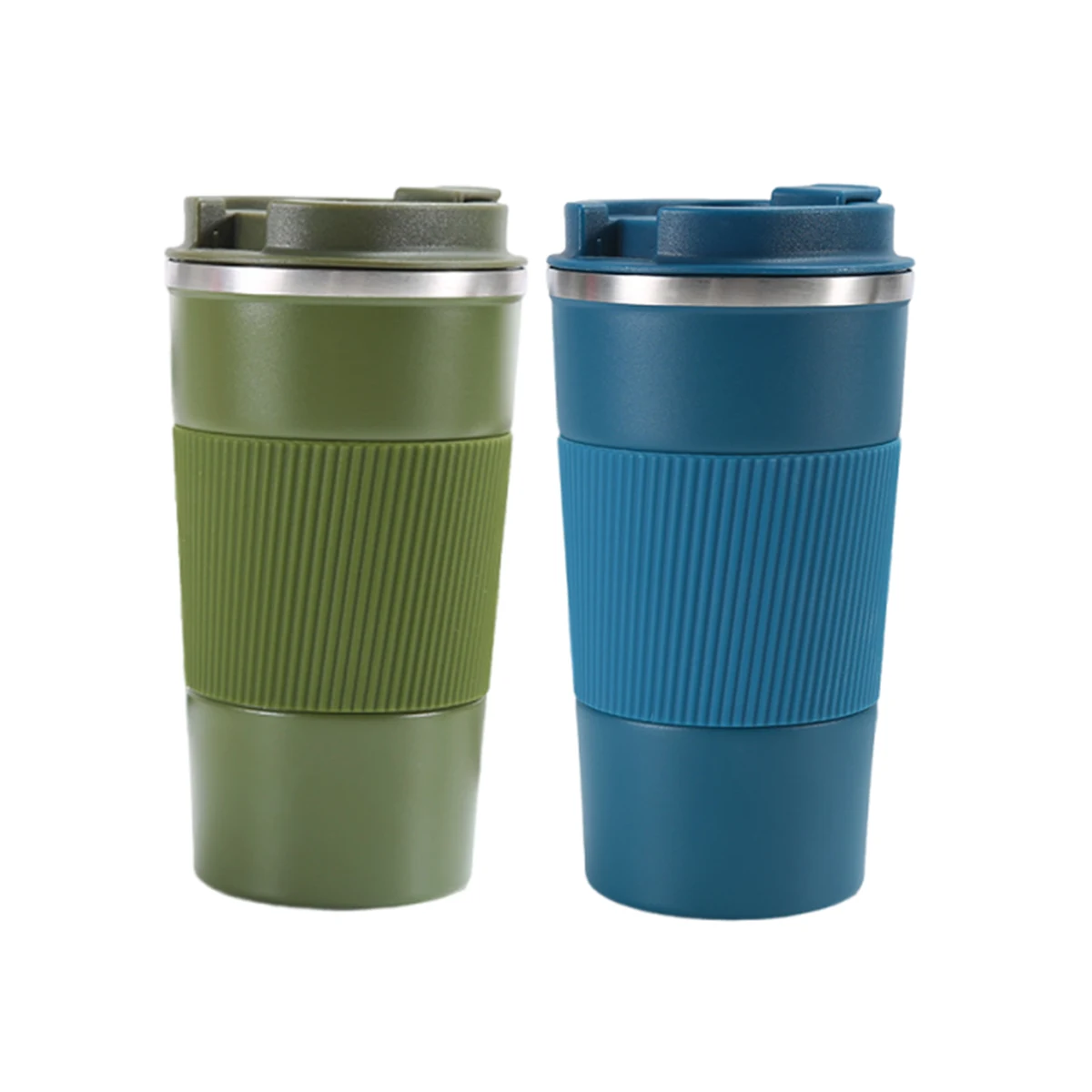 Powder Coated Stainless Steel Thermal Tumbler with Lid 1