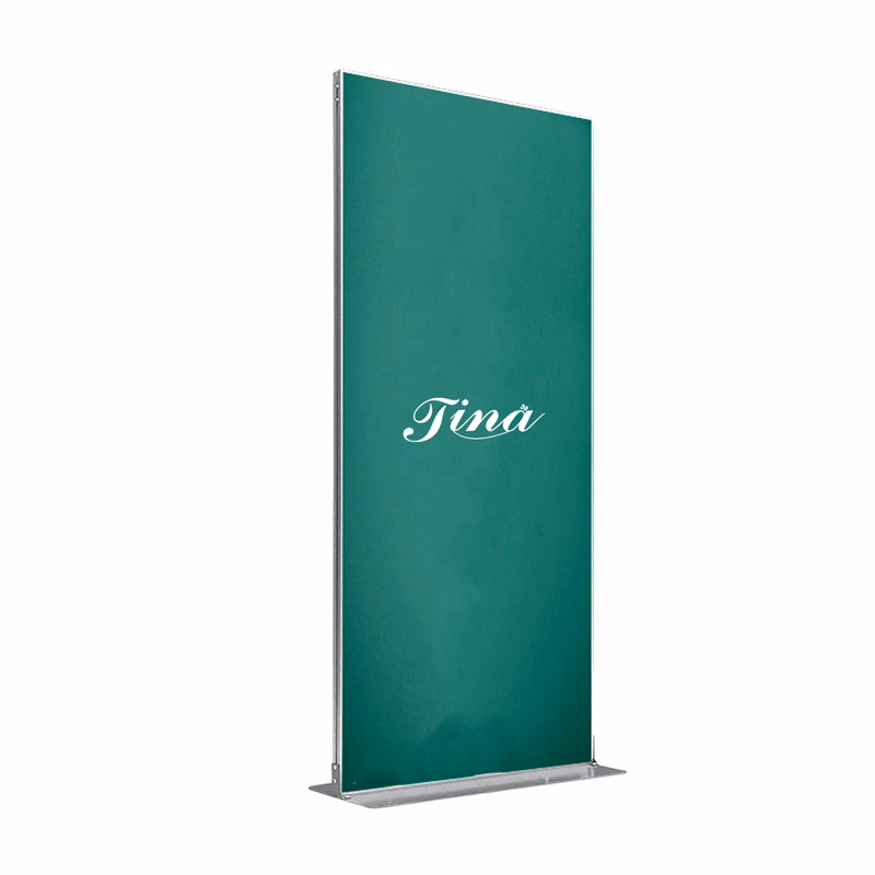 Display Rack Vertical Aluminum Alloy Double-Sided Poster