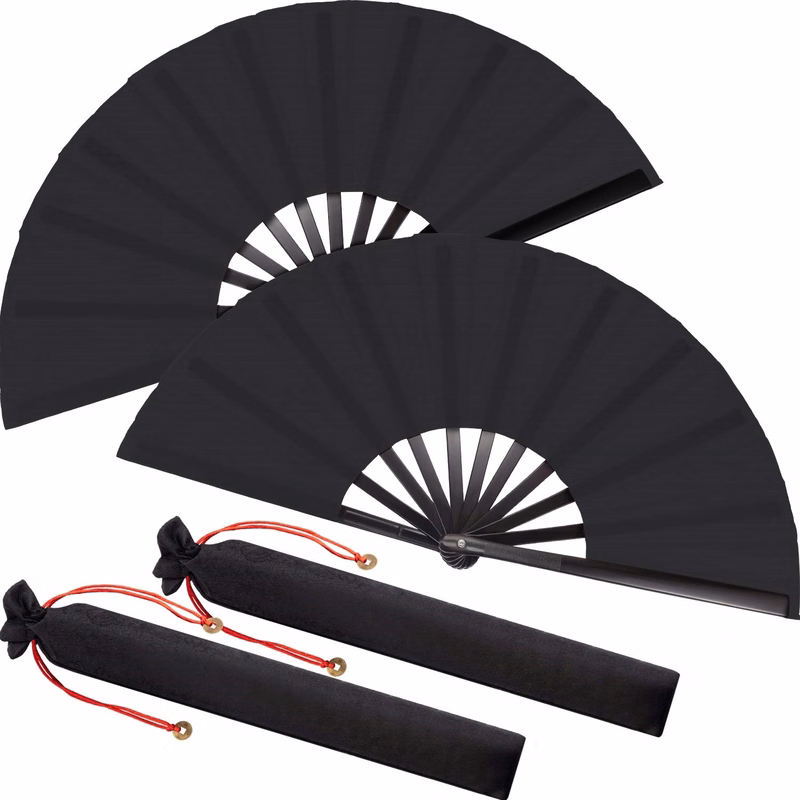 Large Folding Silk Hand Fan