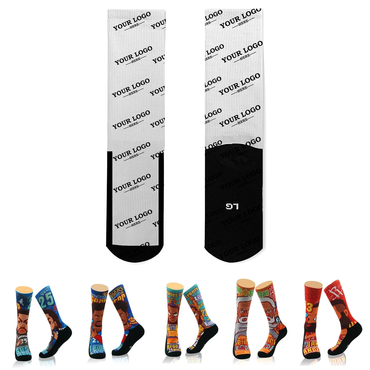 Novelty Crew Dress Sock 1