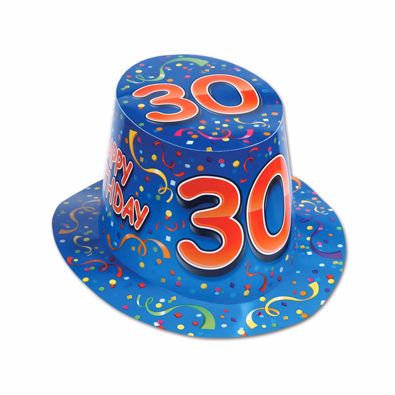 Happy "30" Birthday Hi-Hat