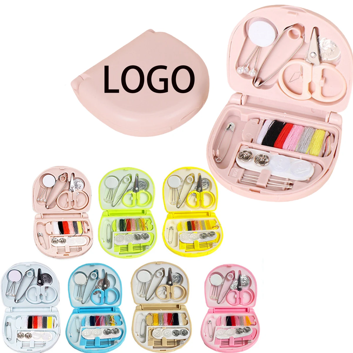 Mini Portable Travel Sewing Box 1