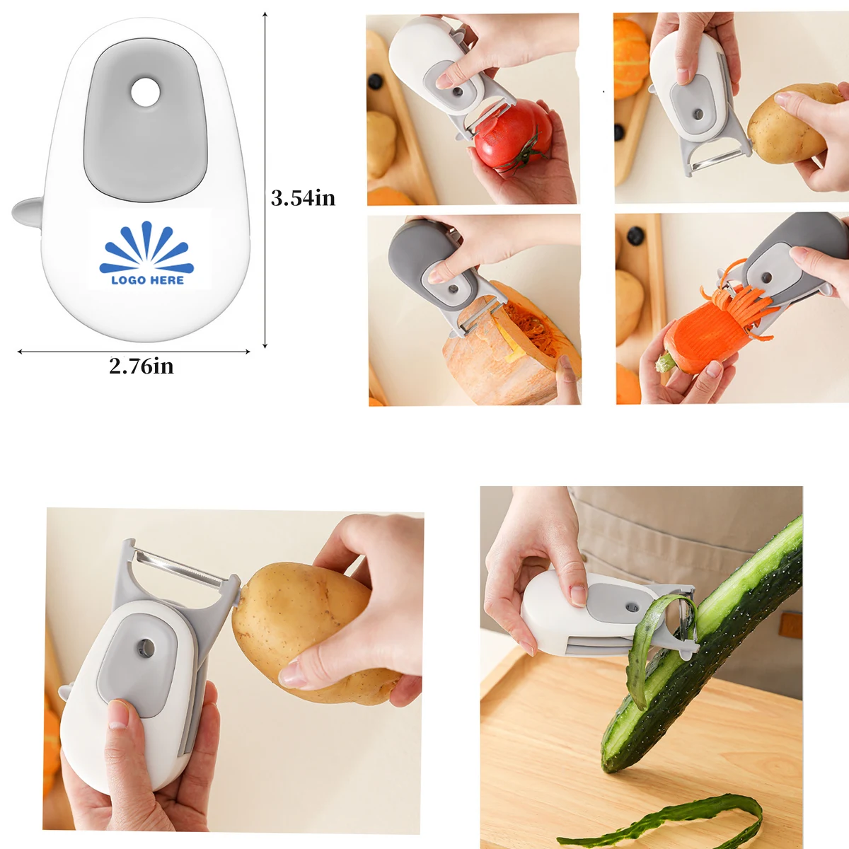 3-in-1 Kitchen Peeler Slicer Shredder 1