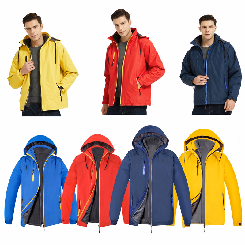 Outdoor Hooded Waterproof Mountain Rain Mens Winter Jacket