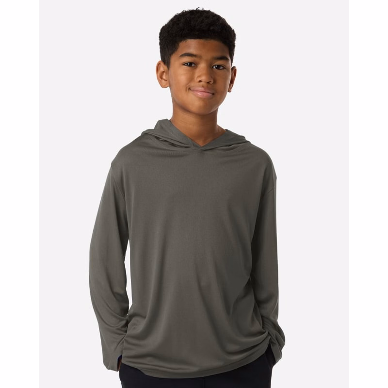 AllPro Youth Pro-Lock Performance Hooded Long Sleeve T-Shirt - 48510Y