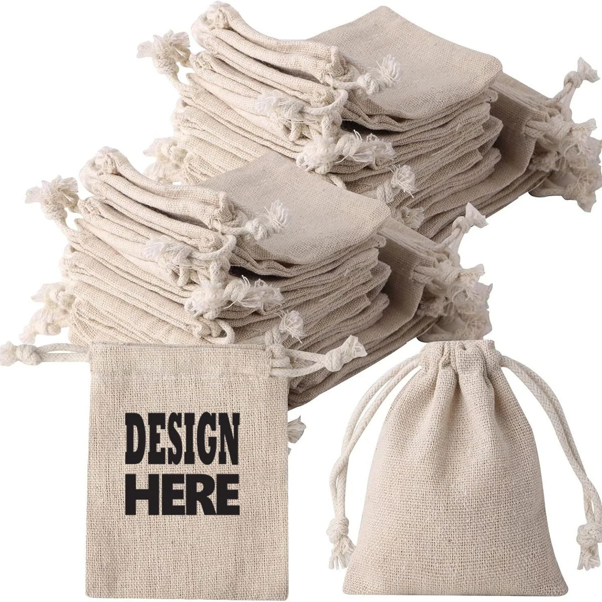 Canvas Drawstring Bag Pouch 1