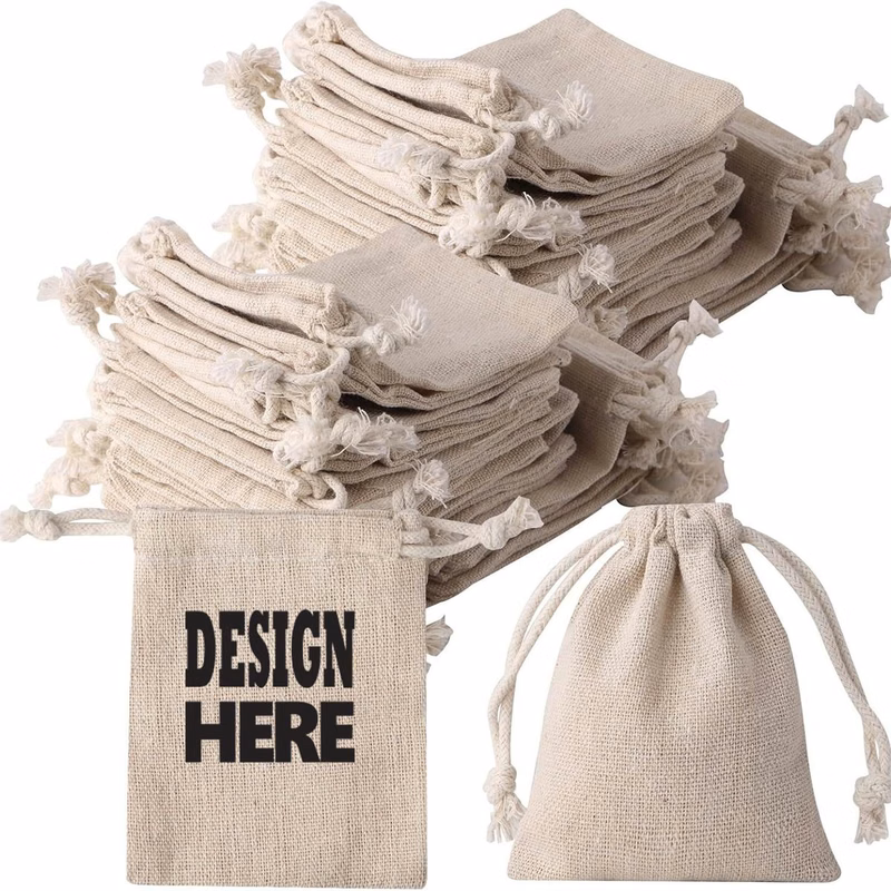 Canvas Drawstring Bag Pouch