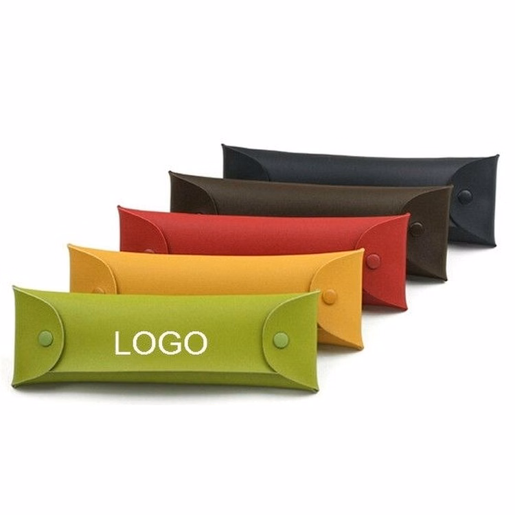PU Leather Drawing Pencil Case/ Travel Pouch