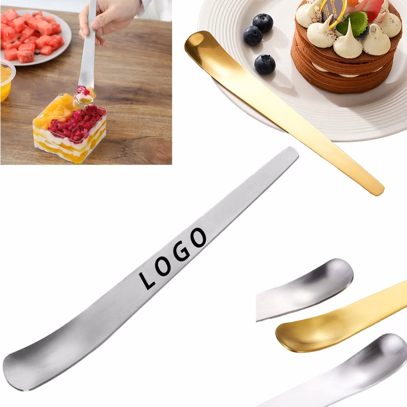 Ultra-thin Lightweight Luxury Stainless Steel Dessert Spoon