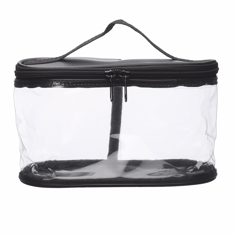 Clear PVC Cosmetic Travel Bags with Handle