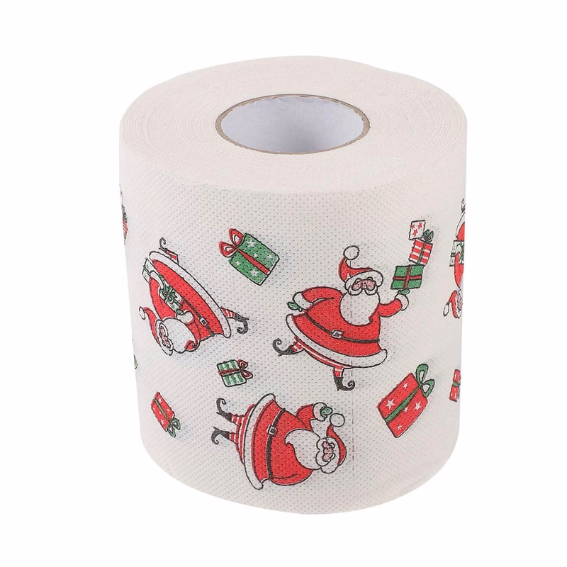 Custom Merry Christmas Toilet Paper Tissue Napkin