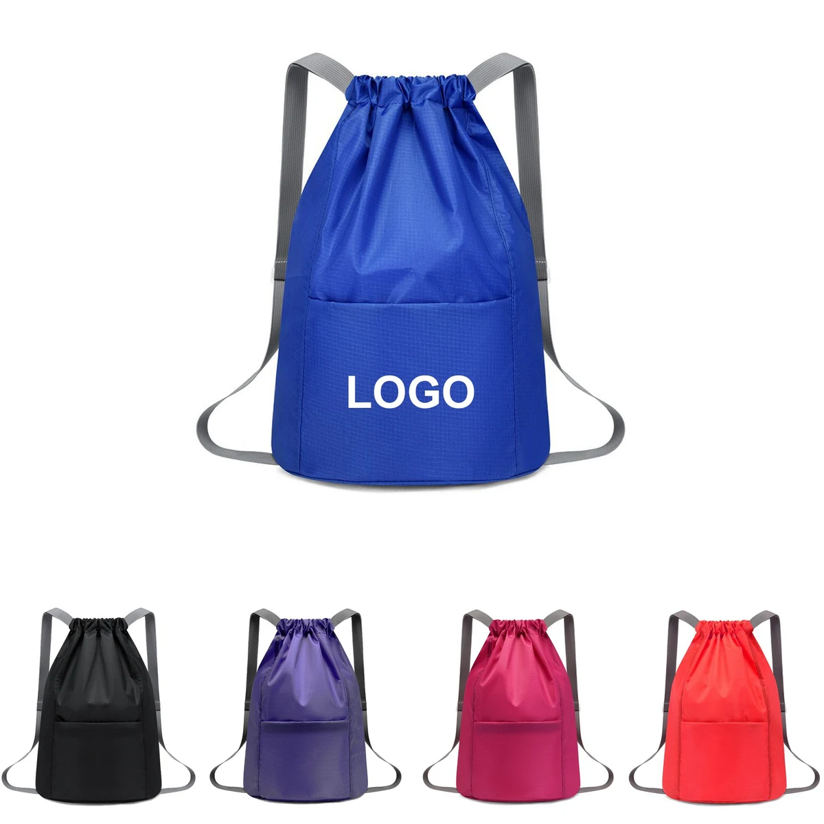 Waterproof Oxford Drawstring Backpack 1