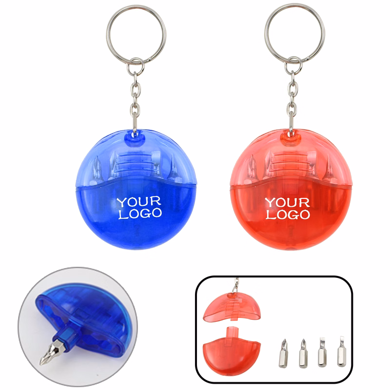 MOQ 20 PCS Compact Screwdriver Keychain