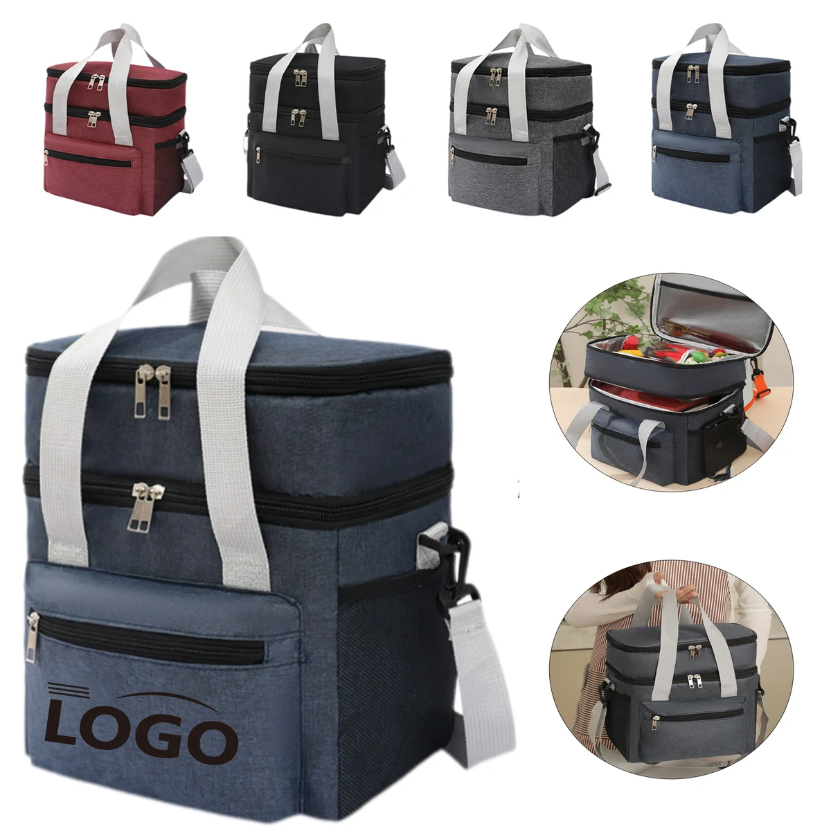 Dual-Layer Outdoor Picnic Bag 1