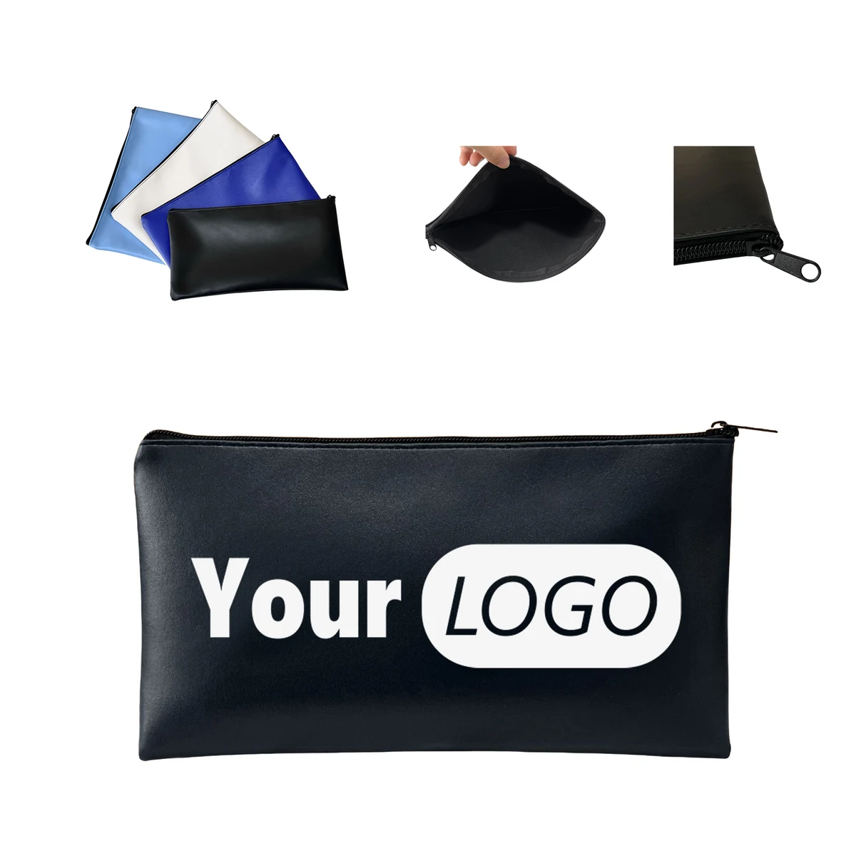 11 Inch PU Zipper Storage Pouch 1