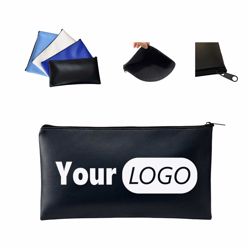 11 Inch PU Zipper Storage Pouch