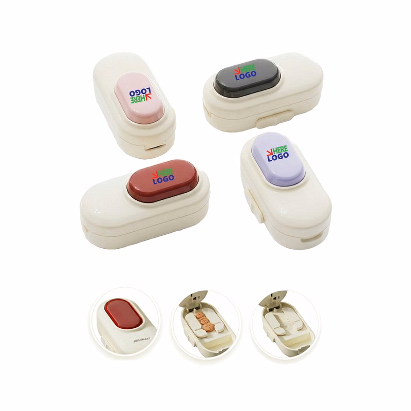 Portable Pill Splitter With Storage Organizer