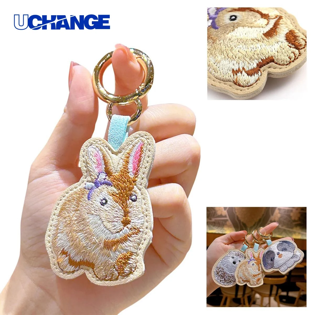 PU Leather Key Holder Keychain Accessory for Daily Carry 1