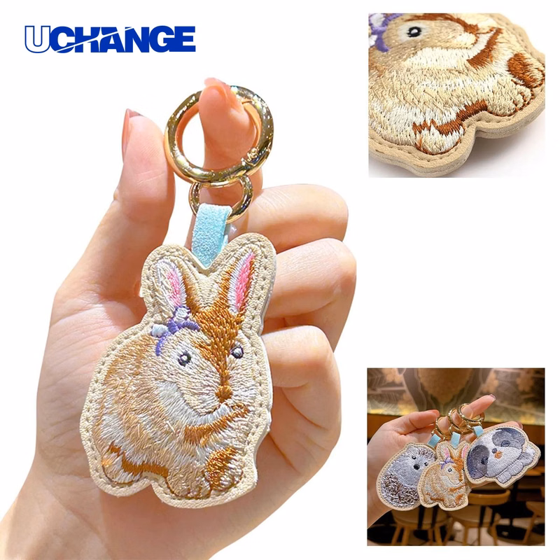 PU Leather Key Holder Keychain Accessory for Daily Carry