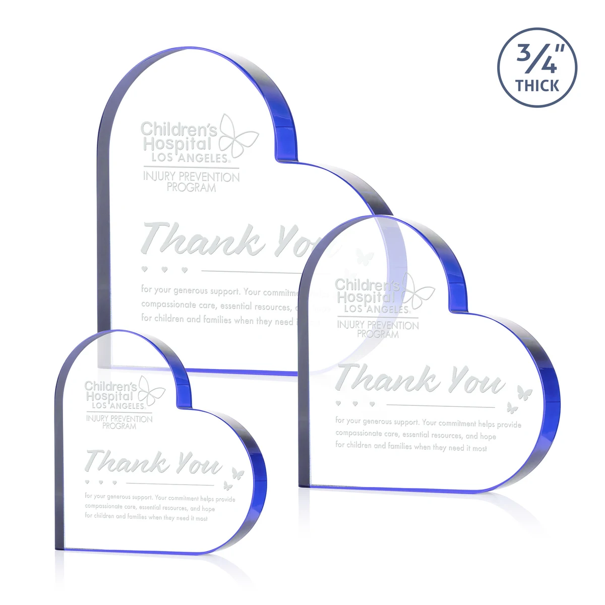 Davina Heart Award - Blue 1