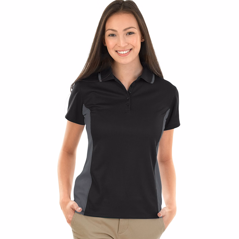 Women's Color Blocked Wicking Polo