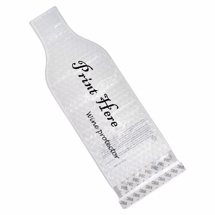 Plastic Wine Bottle Protector Bubble Travel Bag