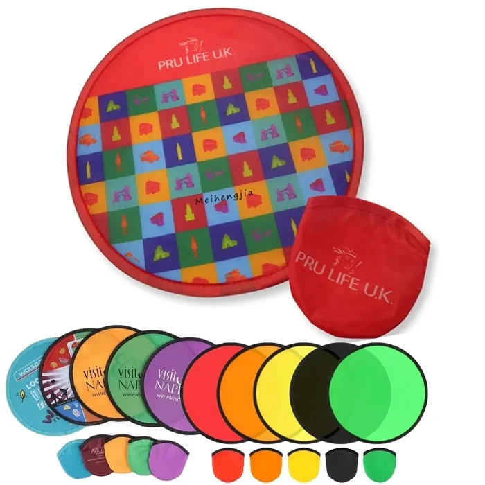 Folding Nylon Disc Fan W/ Pouch 1