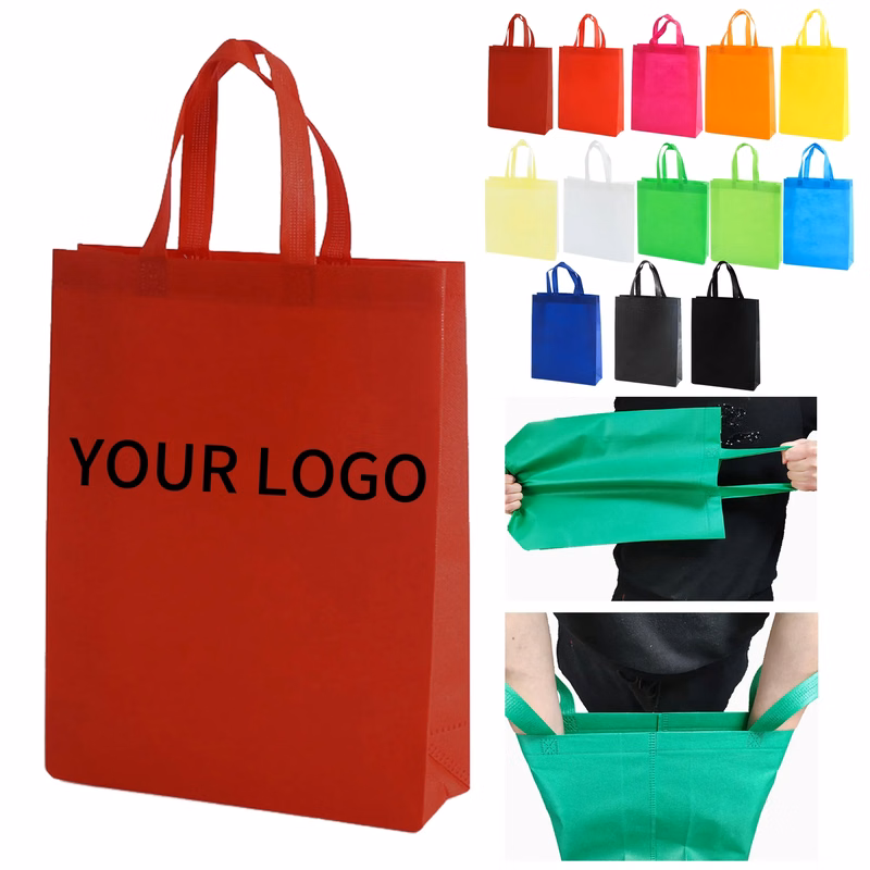 Non Woven Tote Bag 11.82x14.97x3.94 Inch Reusable