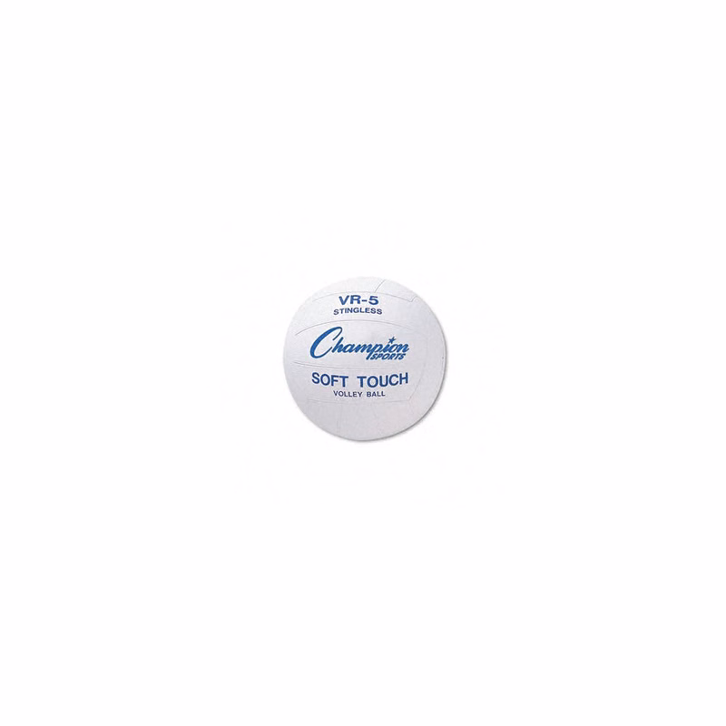 Official Size Volleyballs - White Rubber Nylon